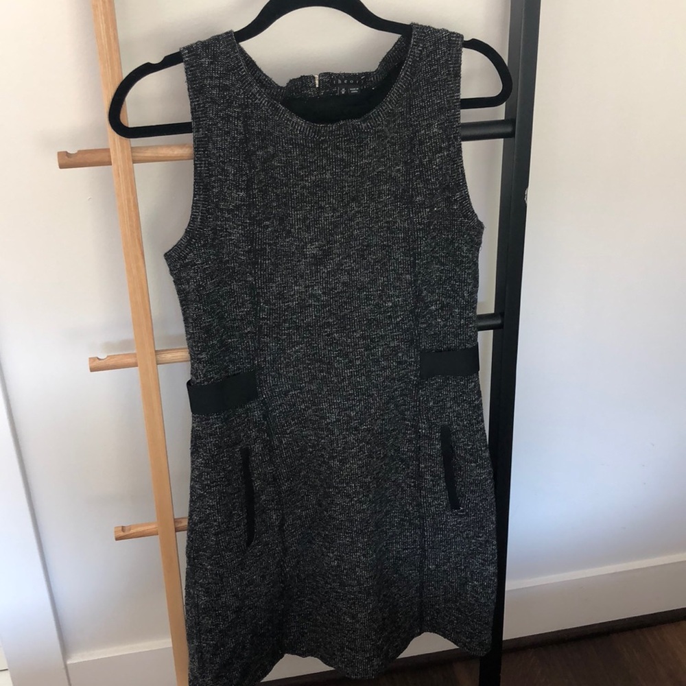 Theory sweater dress sz M EUC